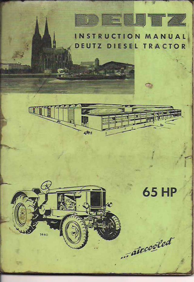 Deutz Universal Tractor Manual